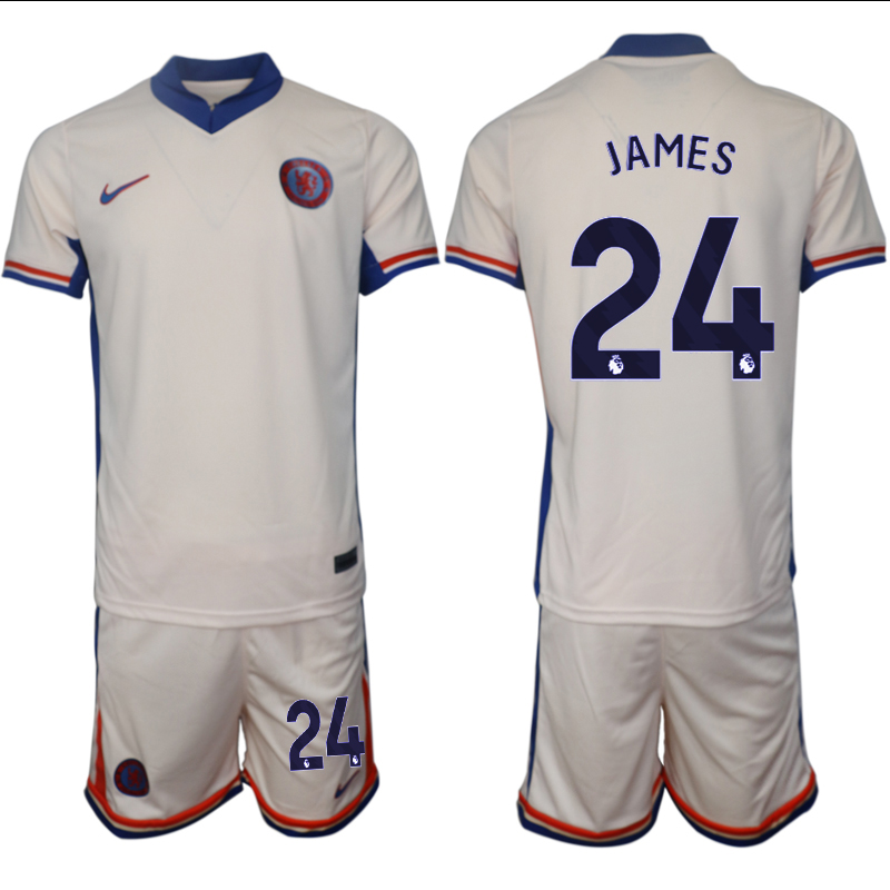 Men 2024-2025 Club Chelsea away Cream #24 Soccer Jersey->indianapolis colts->NFL Jersey